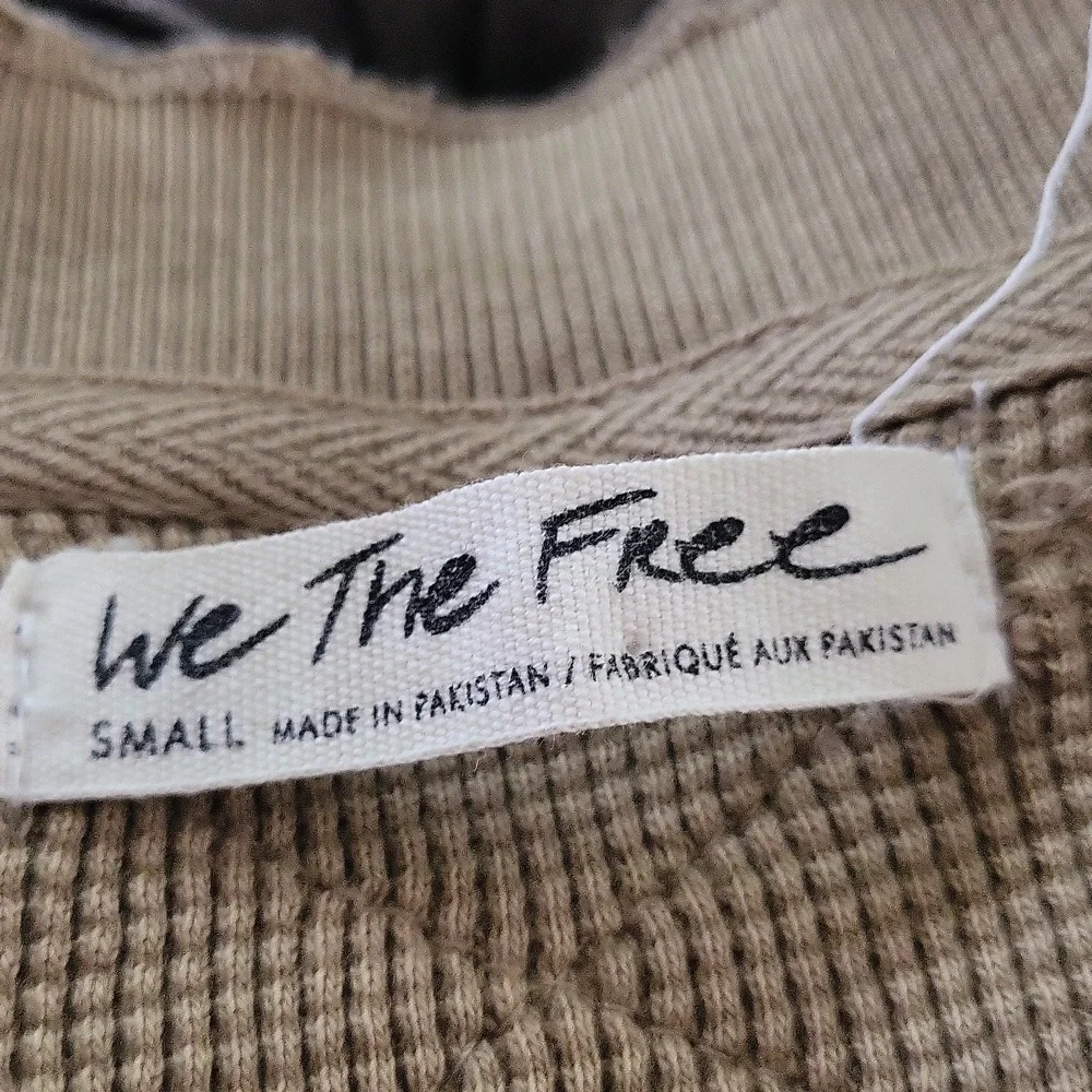 Free People Ellie Super Over Sized Therma Sweater